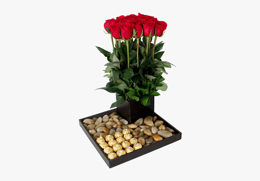 Arreglo De Rosas Con Ferrero Arreglo De Rosas Con Ferrero - Arreglos De Rosas Con Ferrero, HD Png Download