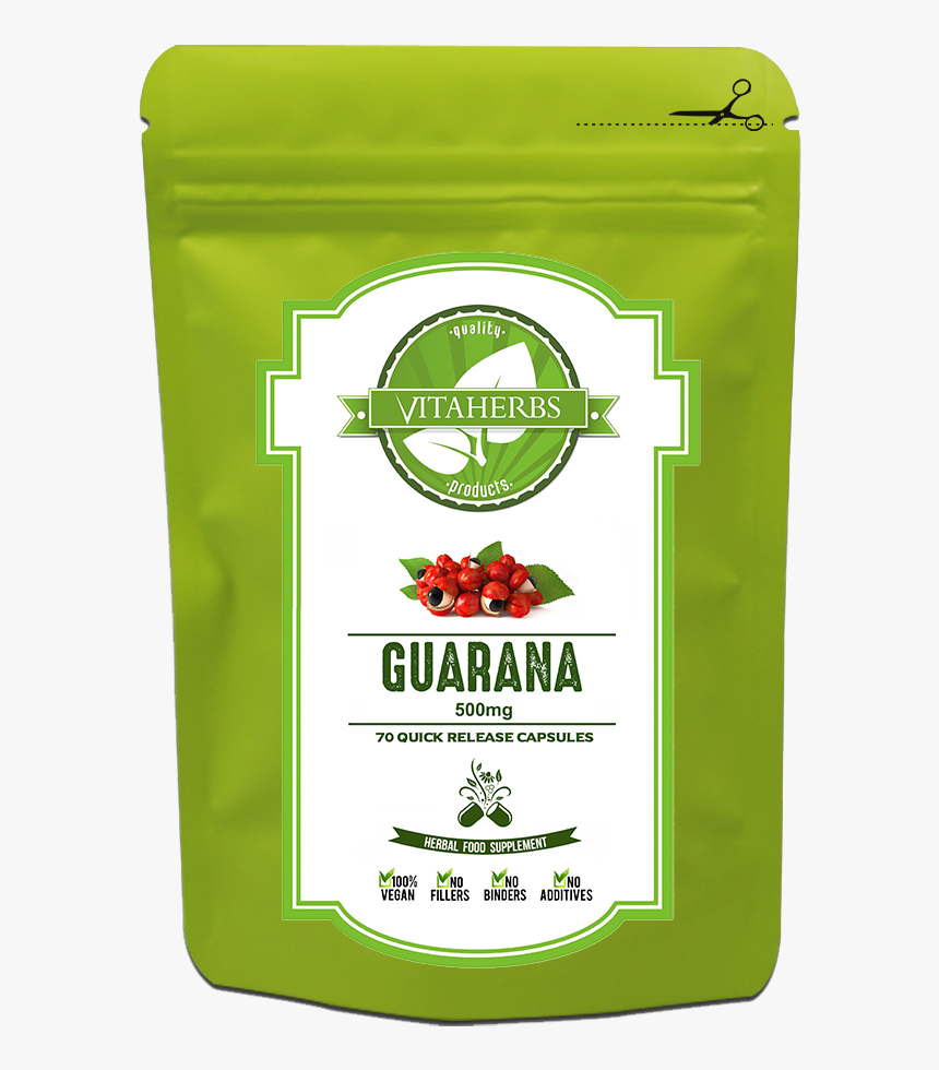 Guarana 500mg Capsules - Vitamin, HD Png Download