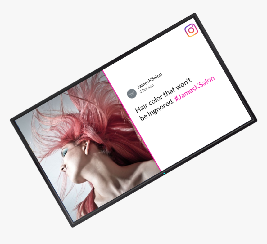 Social Media Digital Signage Template - Flyer, HD Png Download