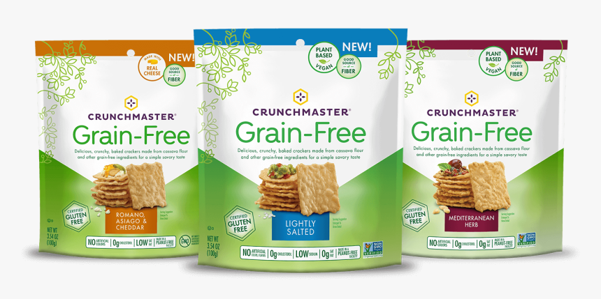 Find Your Goodness Without Grain - Crunchmaster Grain Free Crackers, HD Png Download
