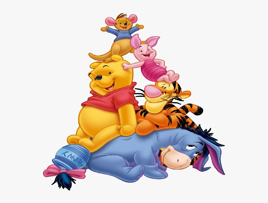 Winnie The Pooh And Friends Clipart - Winnie The Pooh Characters Png, Transparent Png
