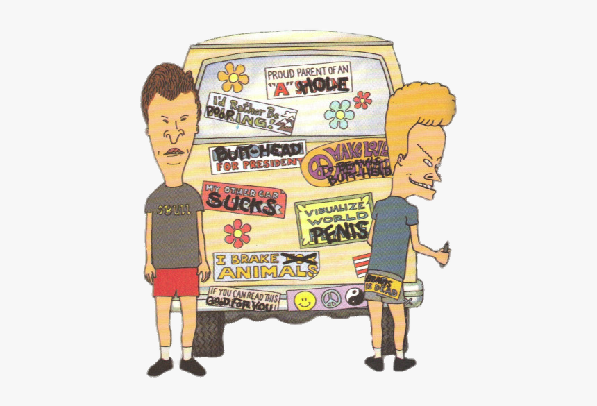 Beavis And Butt Head Writing Profanities - Beavis And Butthead Nurse, HD Png Download