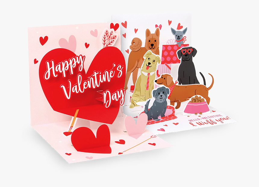 Valentine S Day Pop Up Card - Greeting Card, HD Png Download