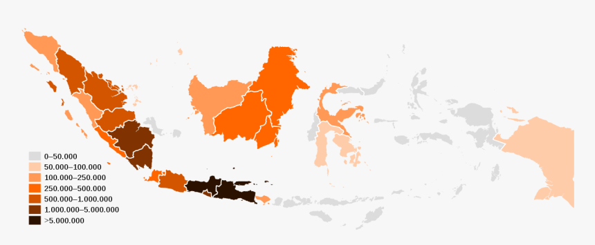 Indonesia Maps Black, HD Png Download