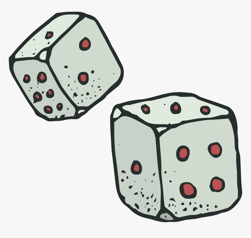 Transparent Dices Clipart - Throwing Cube Png, Png Download