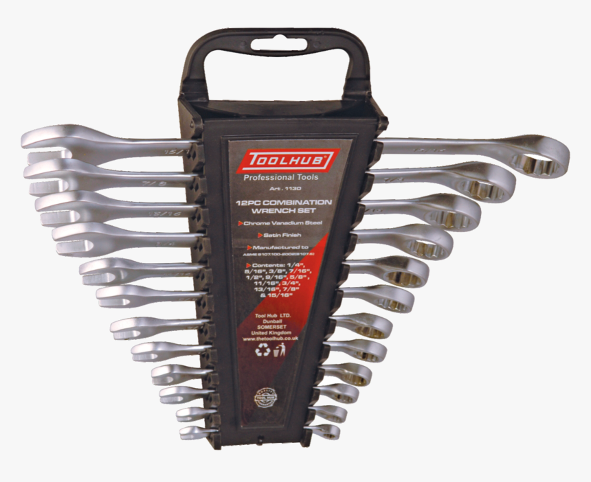 Juego De Llaves Combinadas En Pulgadas 12 Pzs - Set Tool, HD Png Download