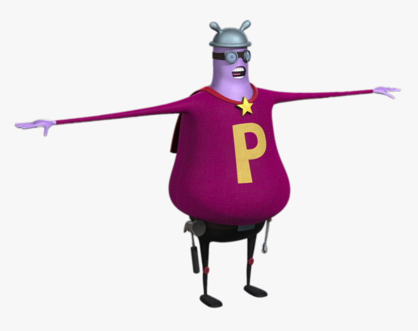 Robot And Monster Character Punch Morley, HD Png Download