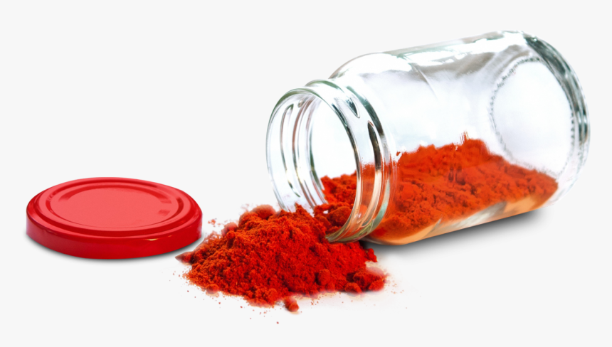 Paprika Powder Glass Containers Png Image - Chili Powder Png, Transparent Png