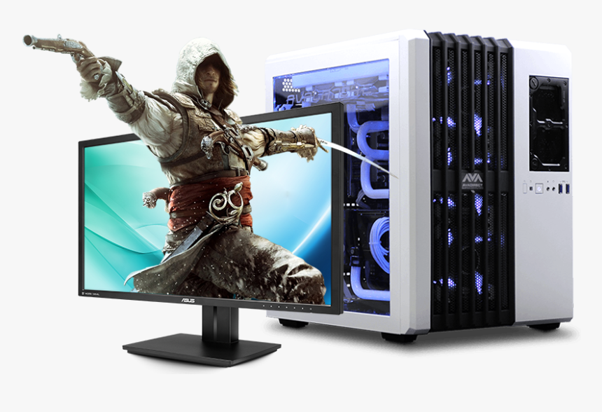 Gaming Pc Png Transparent, Png Download