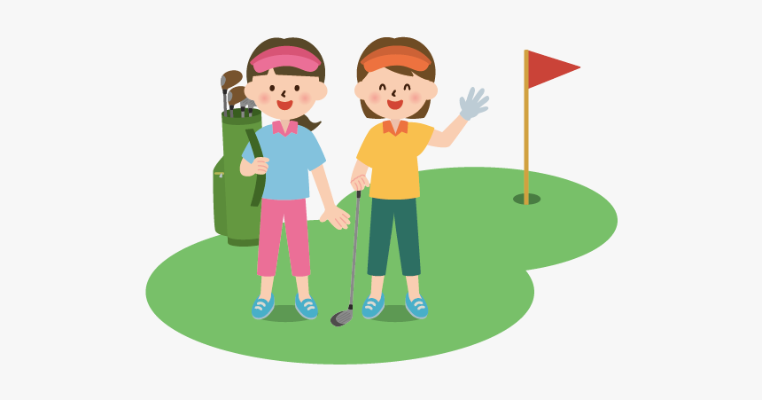 Golf Course Golfer - Illustration, HD Png Download
