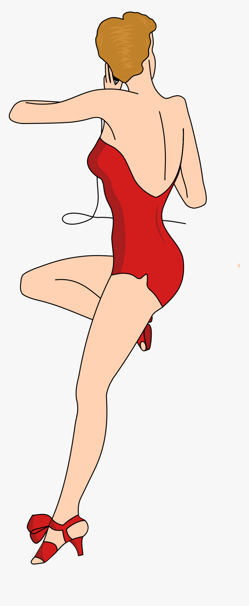 Pinup Vector Nose Art, Picture - Memphis Belle Pin Up Girl, HD Png Download