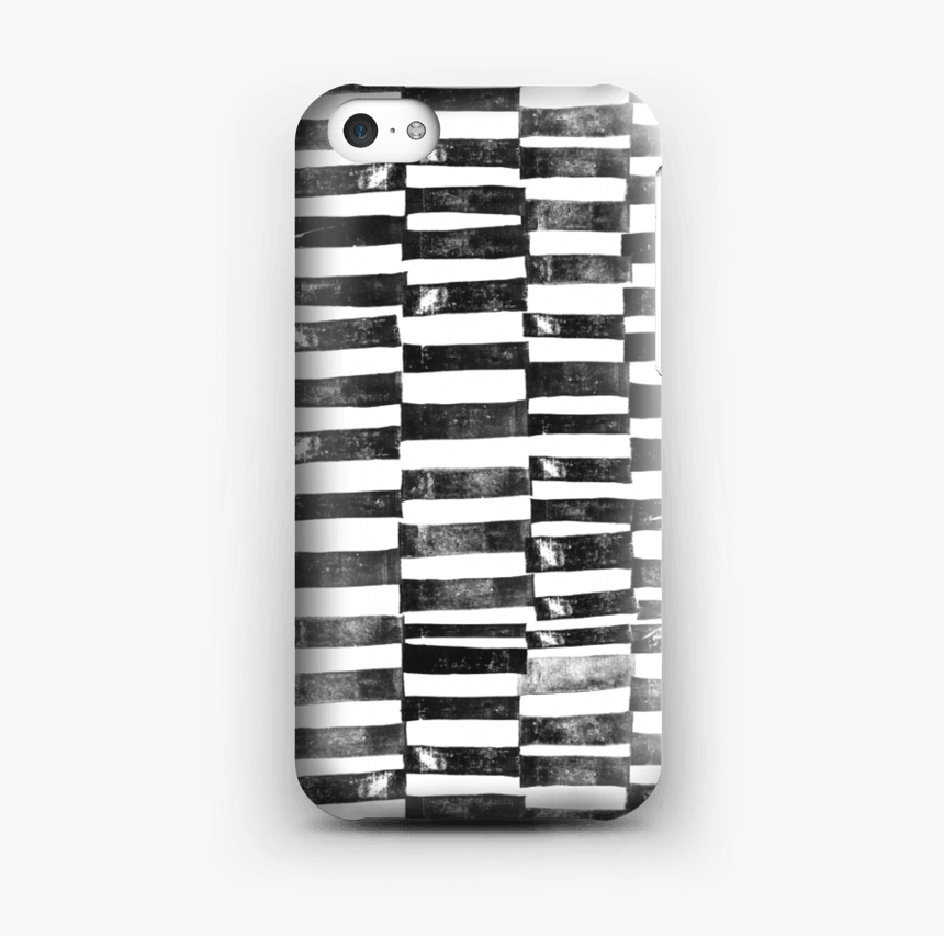 Black Painted Lines Case Iphone 5c - Mobile Phone Case, HD Png Download