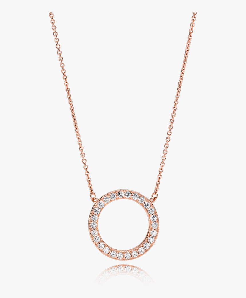 Rose Gold Pandora Necklace, HD Png Download