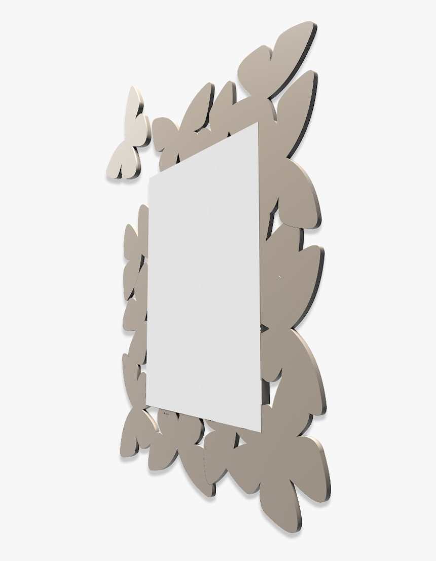 Picture Of Callea Design Butterfly Mirror Dove Grey - Illustration, HD Png Download