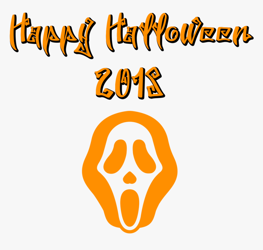 Happy Halloween 2018 Scary Font Mask - Happy Halloween Scary Font, HD Png Download