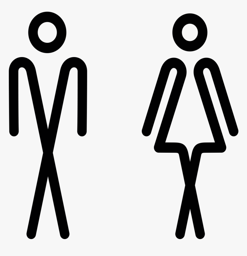 Silueta De Hombre - Logo Vector Rest Room, HD Png Download