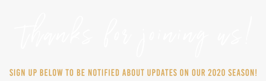 Lunawinter Thanks For Joining Us - Parallel, HD Png Download