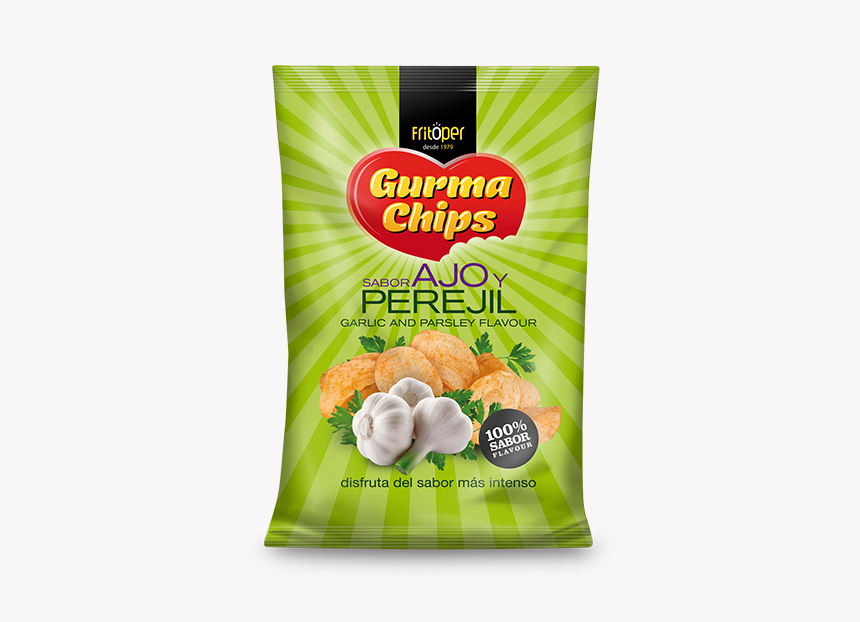 Patatas Firtas Gourma Chips Sabor Ajo Y Perejil - Gurma Chips, HD Png Download