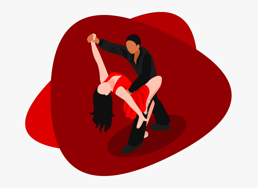 Couple Dancing Salsa In Nj - Turn, HD Png Download