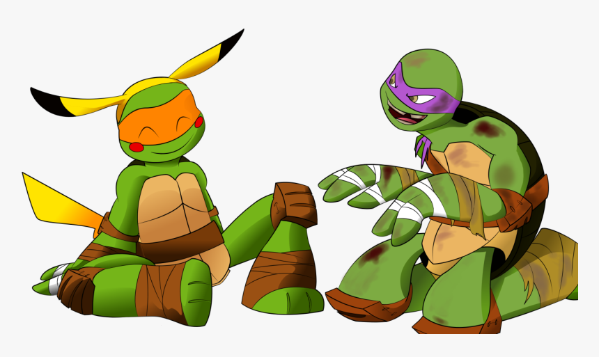 Tmnt Clipart Halloween - Tmnt Mikey's Pokemon, HD Png Download