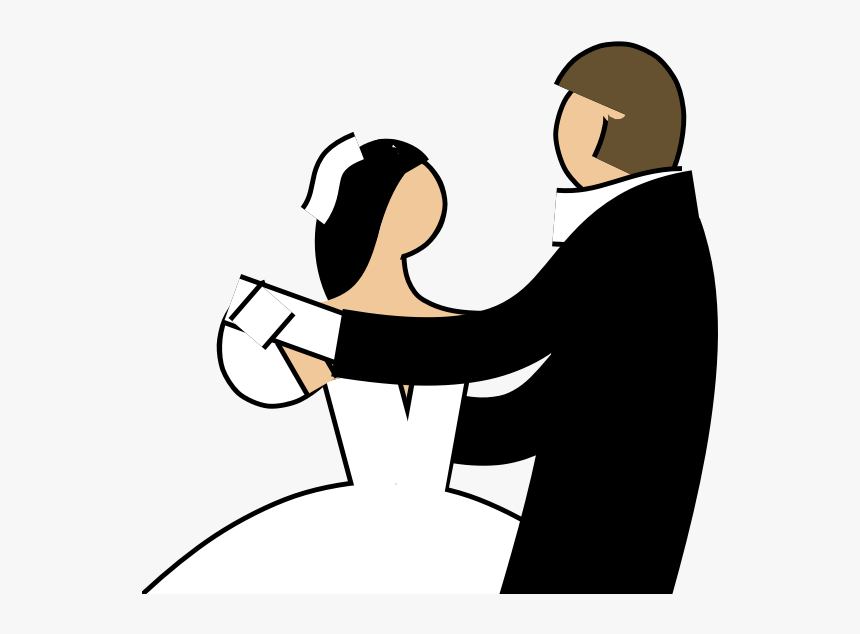 Couple Dancing Vector Image - Husband And Wife Png, Transparent Png