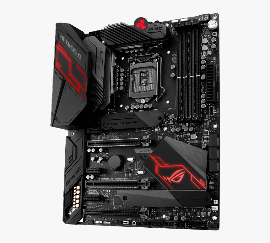 Asus Maximus Xi Hero Rgb, HD Png Download