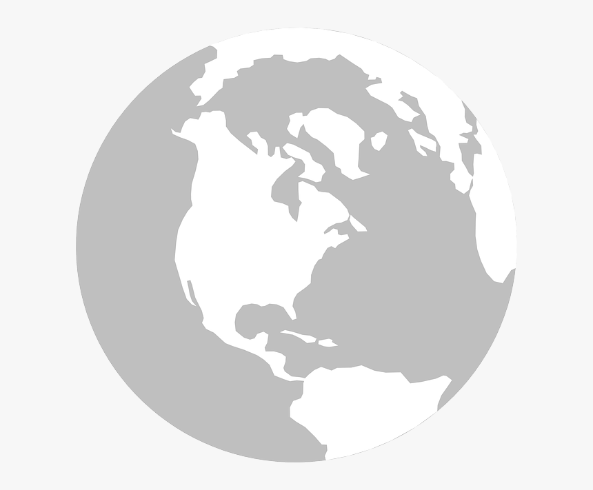 Transparent Earth Clipart Black And White, HD Png Download
