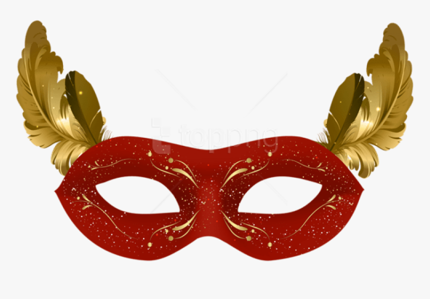 Free Png Download Red Carnival Mask Png Clipart Png - Red Masquerade Mask Png, Transparent Png