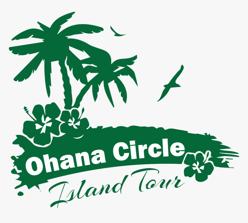 Ohana Circle Island Tour - Drawing On Lets Go Travel, HD Png Download
