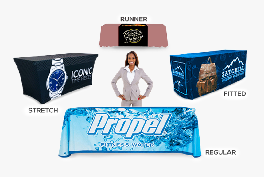 Trade Show Home Show Booth Table Drop Cloth Custom - Booth Table Cloth, HD Png Download