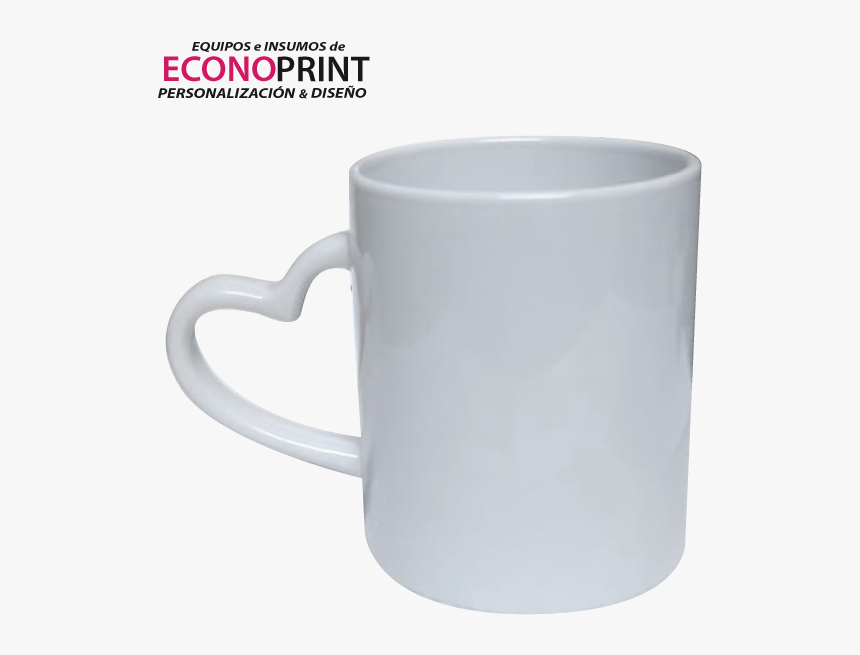 Corazon Blanco Png - Mug, Transparent Png