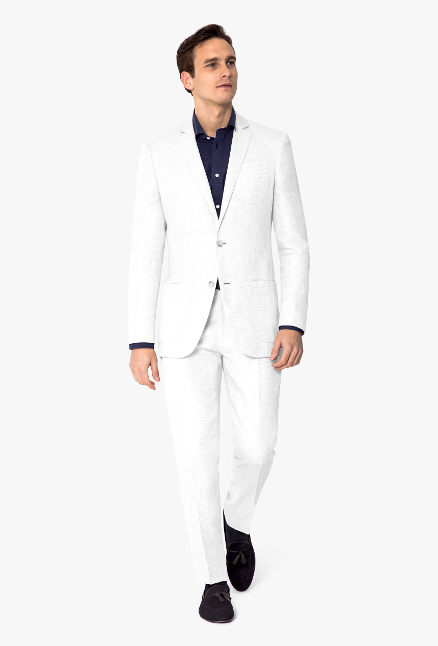 Men White Suit - Trajes De Hombre Blanco, HD Png Download