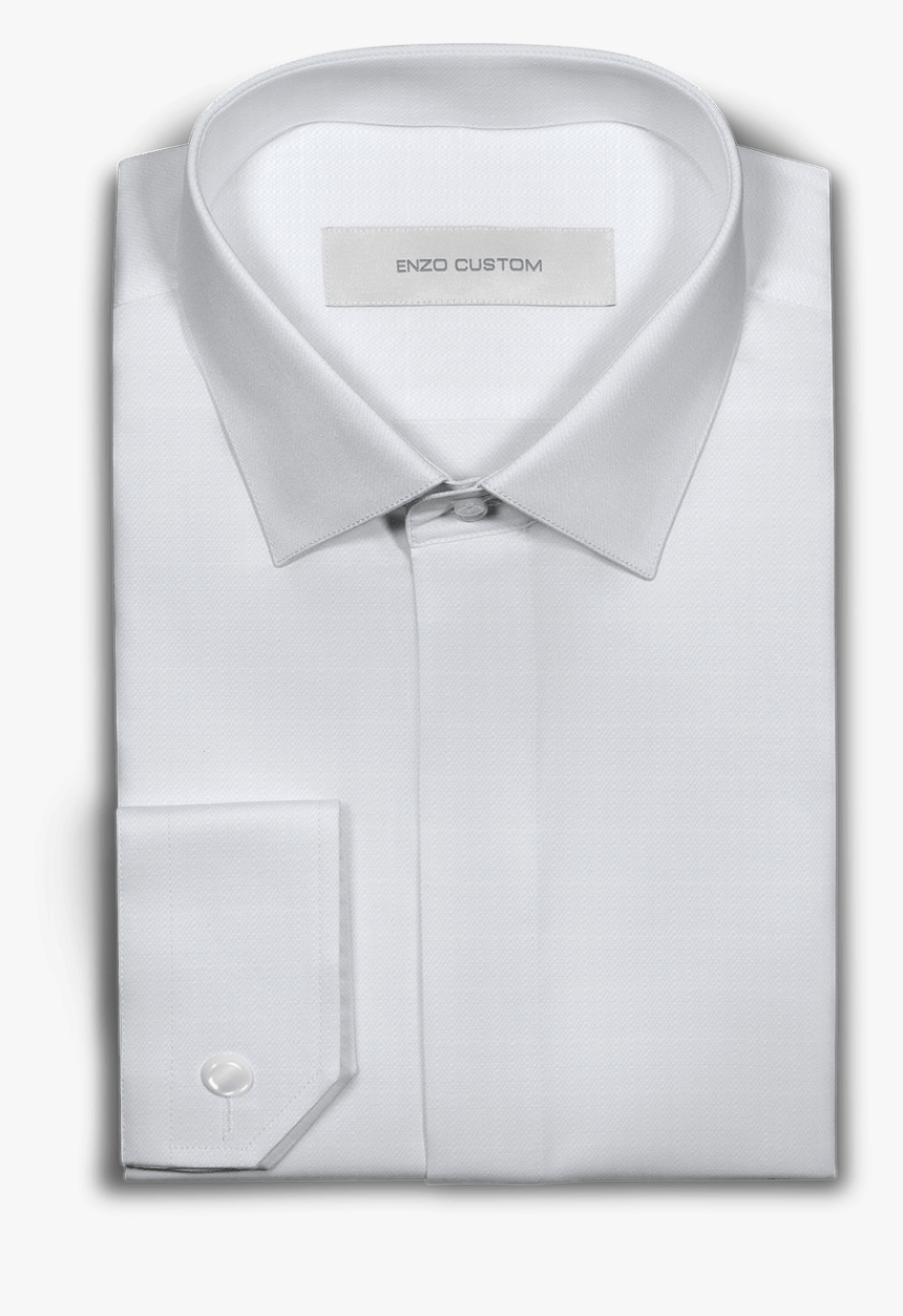 mens white textured shirt
