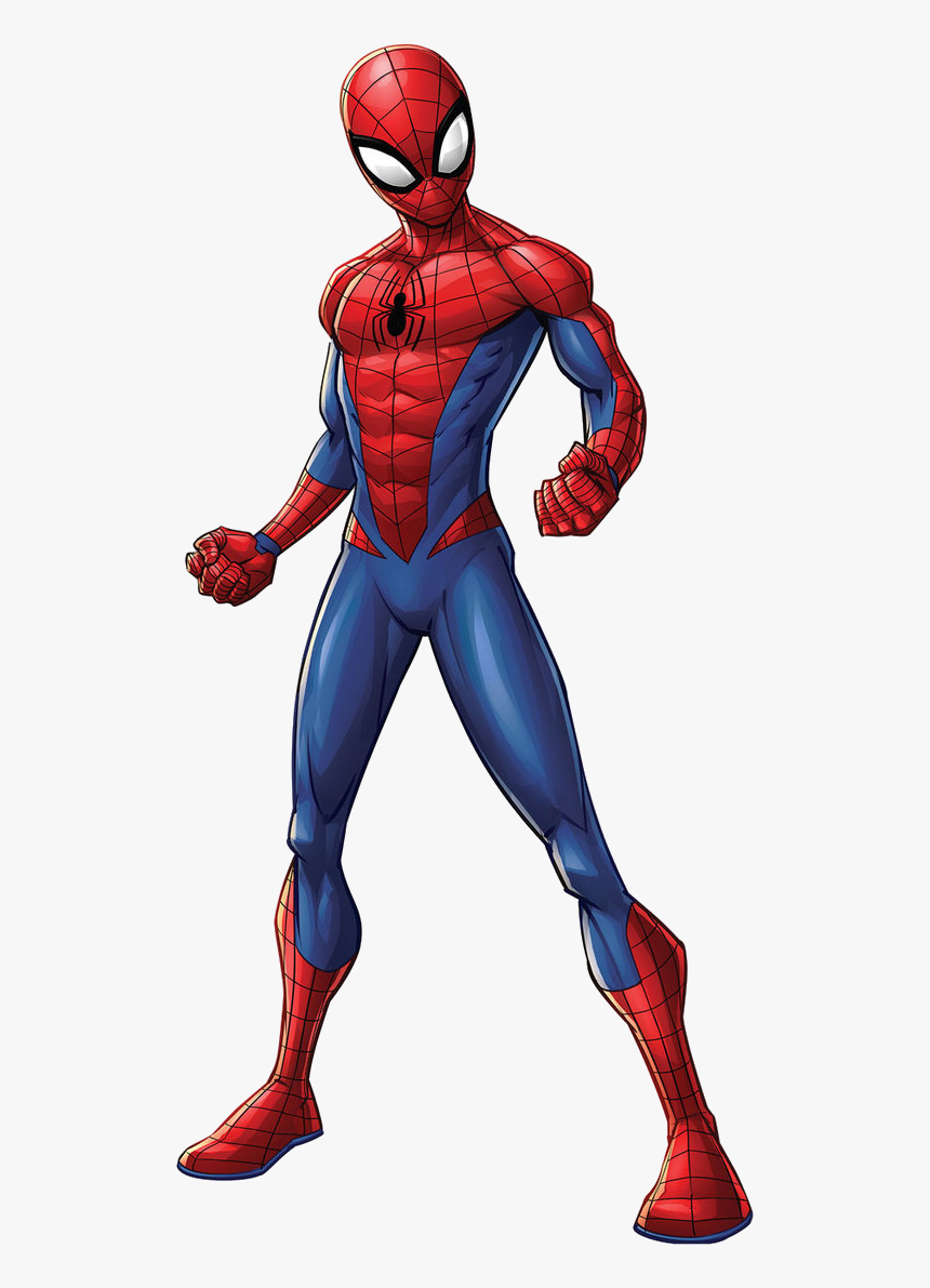 Blue Superhero Electric Spiderman Thor Iron Man - Marvel Spider Man Transparent, HD Png Download