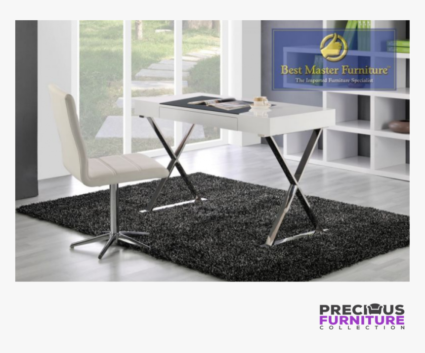 Computer Desk Counter Top In White Lacquer , Png Download - Biurko Zefir Białe, Transparent Png