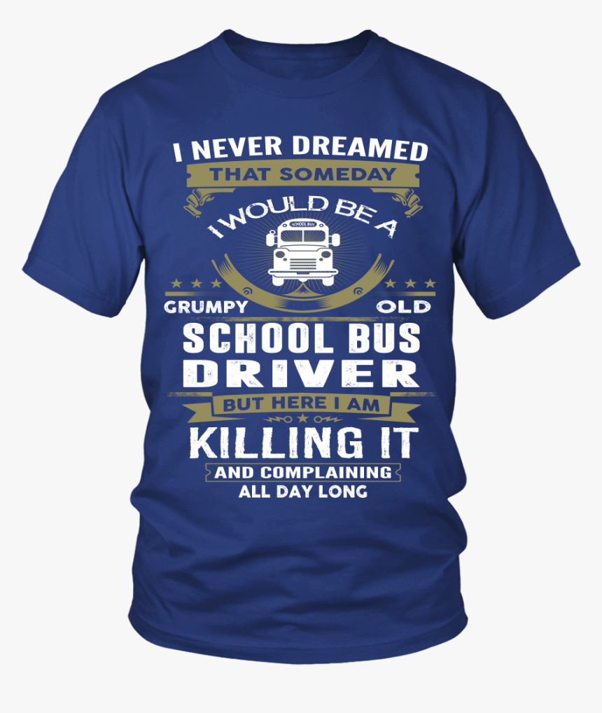 Grumpy Old School Bus - Active Shirt, HD Png Download