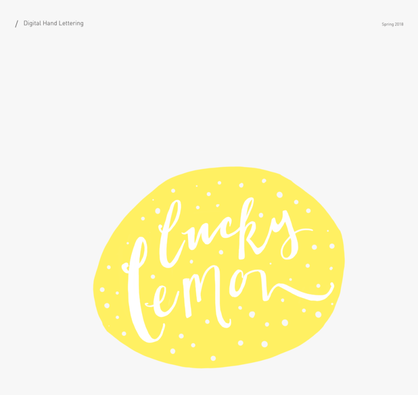 Hl Lucky Lemon - Calligraphy, HD Png Download