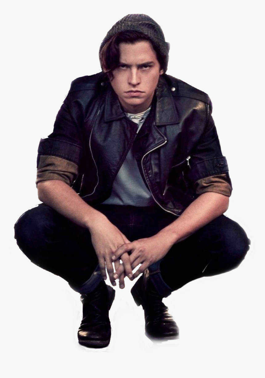 #jughead #riverdale #homem #agachado - Jughead Jones In Serpent Jacket, HD Png Download