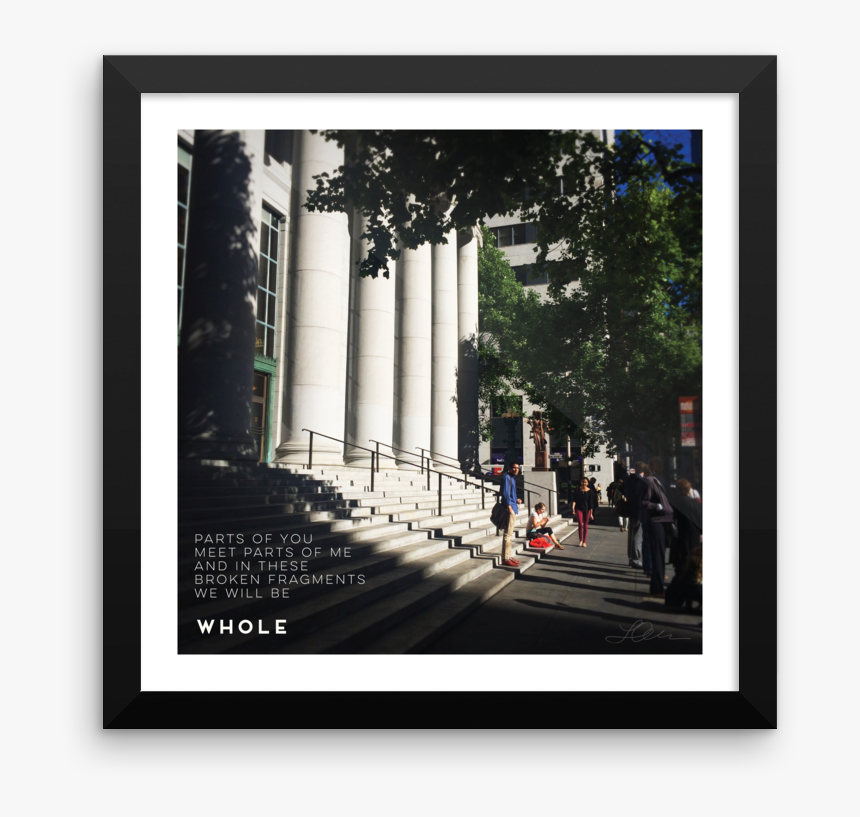 Wholeness Framed Mockup Wall - Picture Frame, HD Png Download