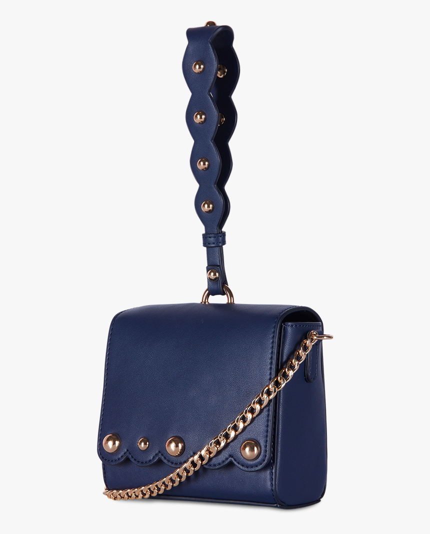 Pauls Boutique Lucia Handbag With Scallop Edge Flap - Chain, HD Png Download