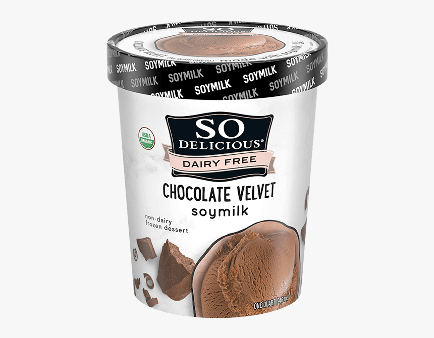 Chocolate Velvet Soymilk Frozen Dessert 
 Class Pro-xlgimg - So Delicious Salted Caramel Cluster, HD Png Download