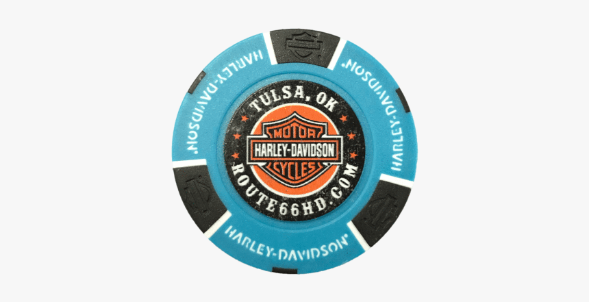 Route 66 Harley-davidson® Throttle Poker Chip - Label, HD Png Download
