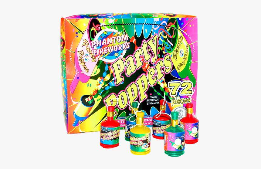 Party Fireworks Poppers - Phantom Fireworks, HD Png Download