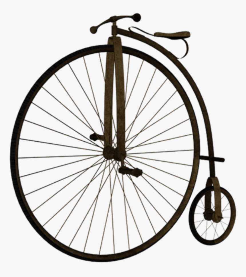 Old Retro Rusty Vintage Bicycle Steampunkfreetoedit - Bike Wheel, HD Png Download