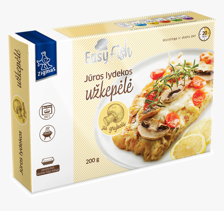 Easy Fish Hake Fillet Casserole With Champignons - Fish, HD Png Download