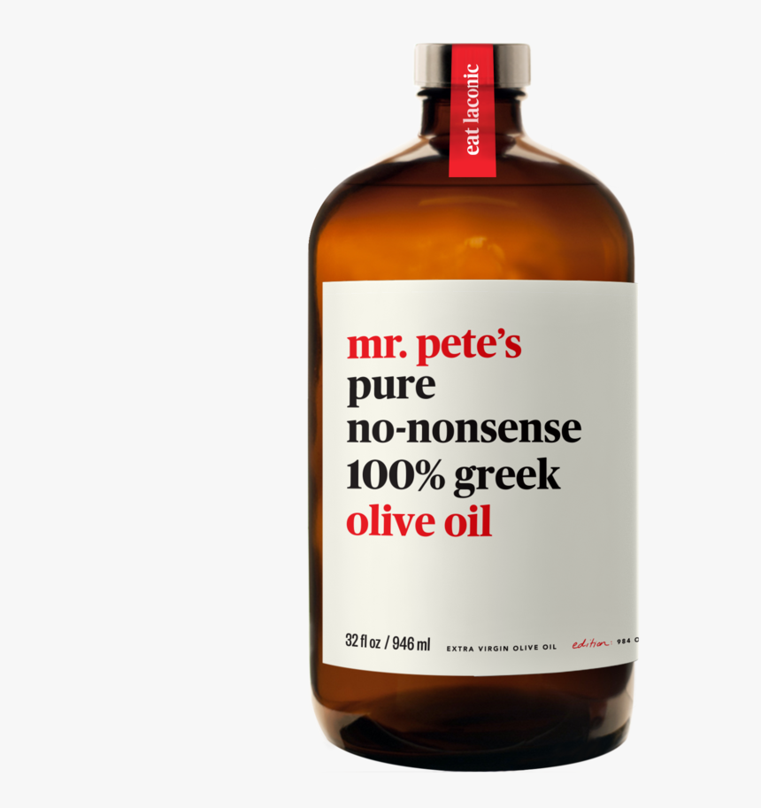 Petes Olive Oil Bottle Front , Png Download, Transparent Png