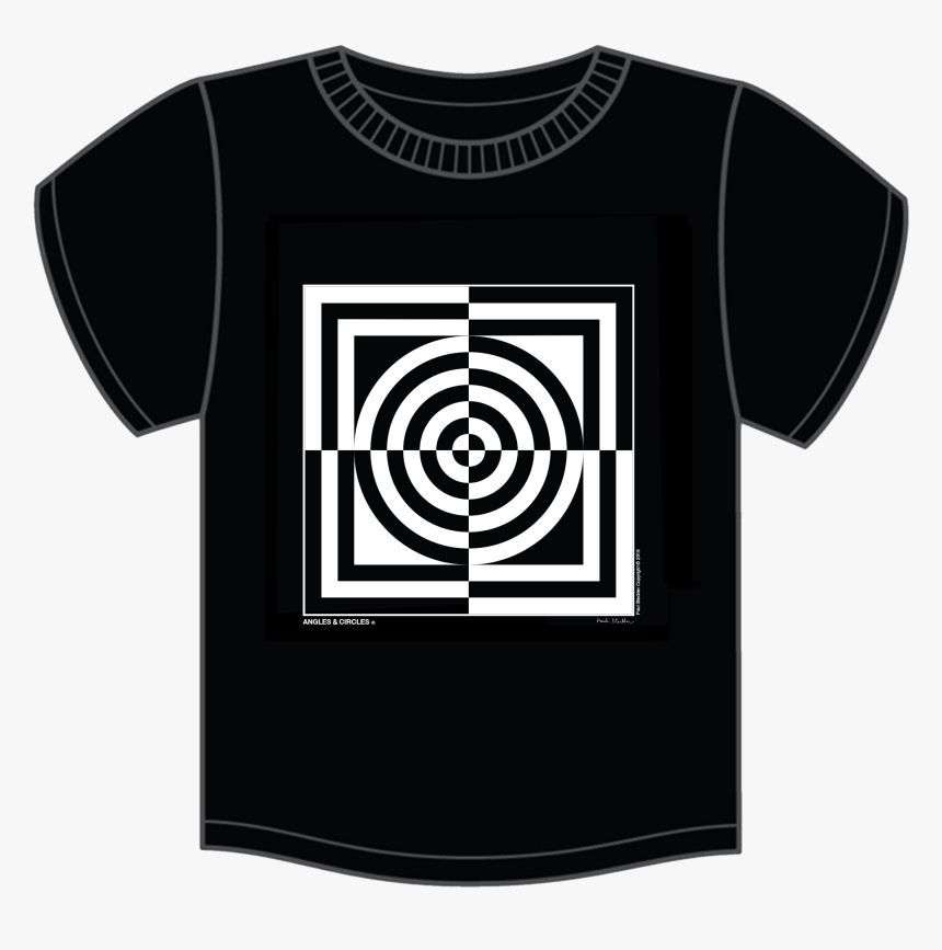 T Shirt Angles And Circles - Graphic Design, HD Png Download