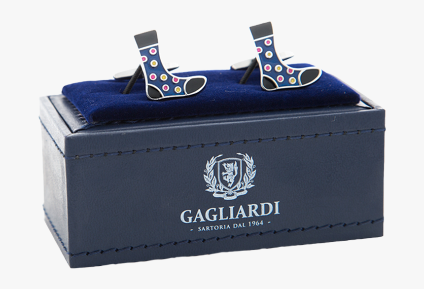 Blue Dotted Socks Cufflinks 
 Class Lazyload 
 Data - Gagliardi, HD Png Download