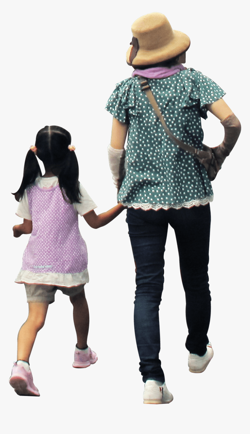 Transparent Children Holding Hands Png - Girl, Png Download