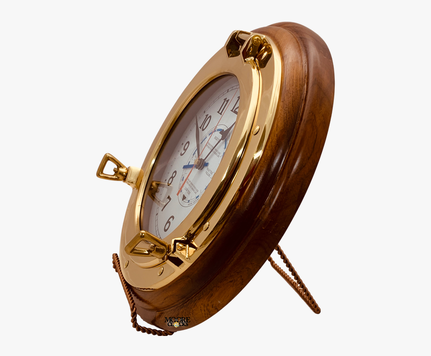Large Porthole Tide Clock Wall Mount - Alarm Clock, HD Png Download
